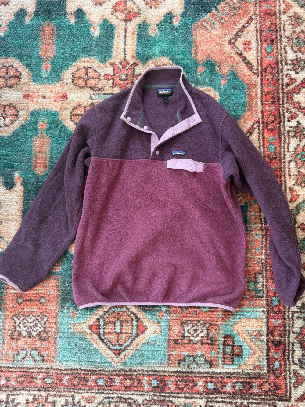Patagonia fleece quarter snap